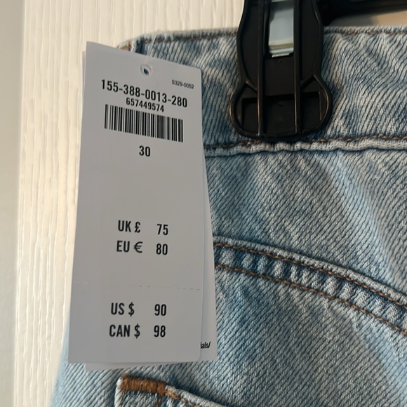 ☀️NWT Abercrombie Wide Leg High Rise Jeans 30 - Picture 4 of 4
